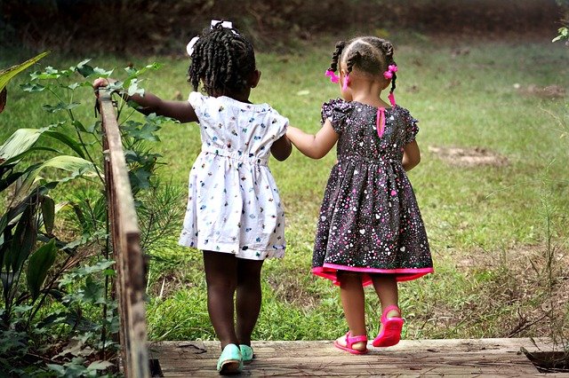 inner child, children, black girls, friends, friendship, dresses, kids