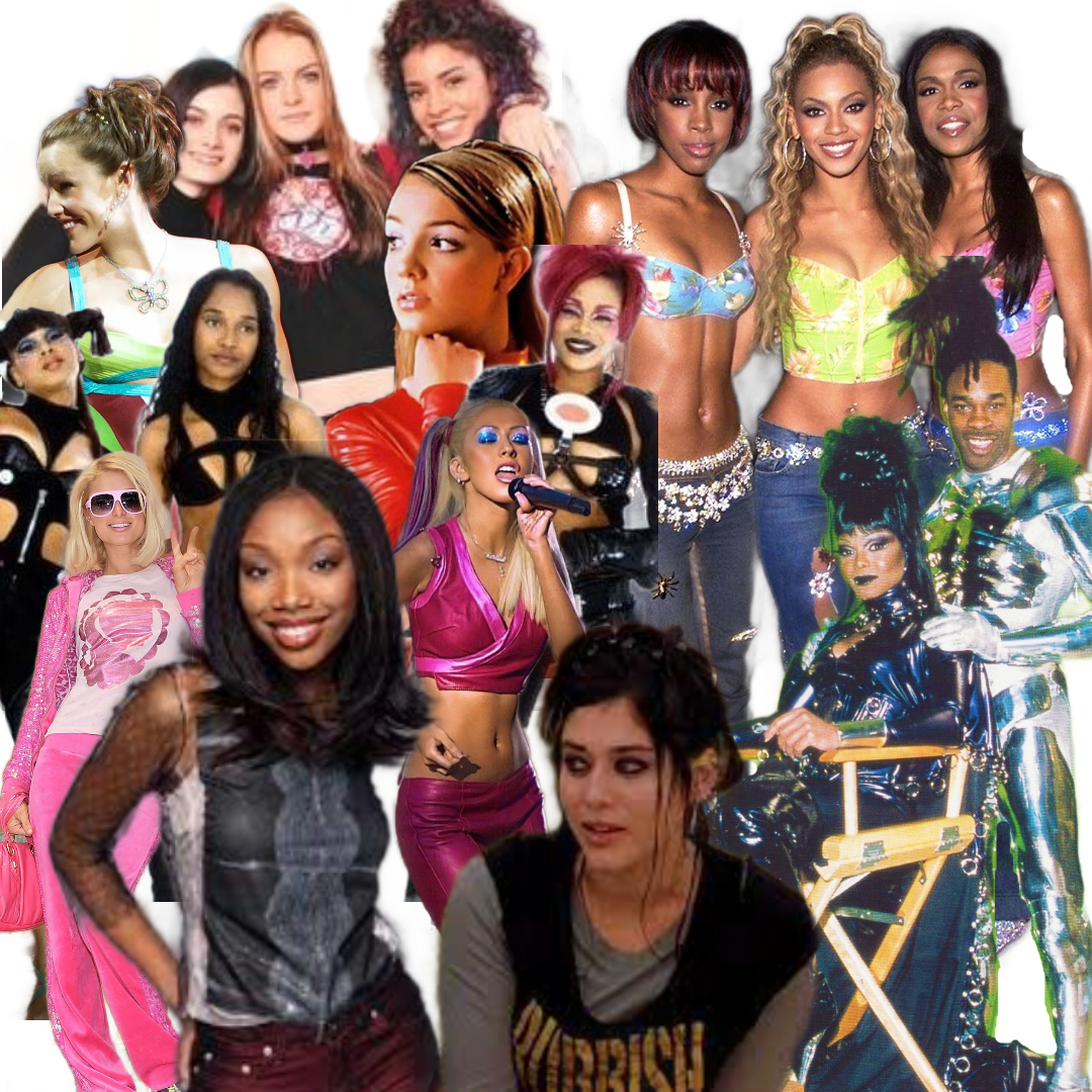 y2k, mcbling, fashion, fashion trend, tiktok, viral, destiny's child, beyonce, kelly rowland, michelle williams, busta rhymes, janet jackson, 2000s, 90s, 2000s fashion, 90s fashion, christina aguilera, mean girls, moesha, brandy, britney spears, paris hilton, tlc, 13 going on 30, freaky friday, lindsay lohan