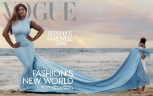 serena williams, serena williams for vogue magazine, vogue magazine, olympia, balenciaga